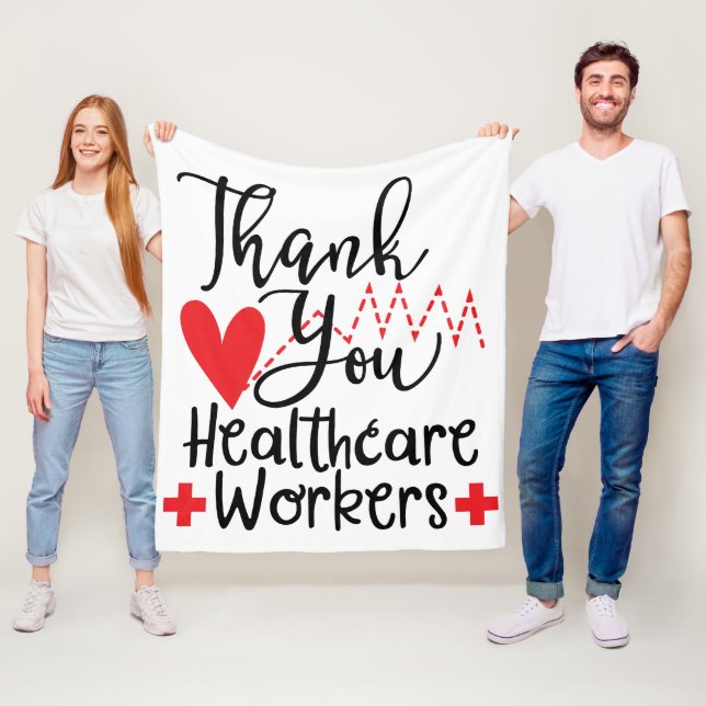Danke - Fleece Blanket, 50"x60" (Beispiel)