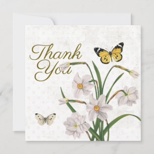 Danke Fleur de Lis Osterglocke Schmetterling