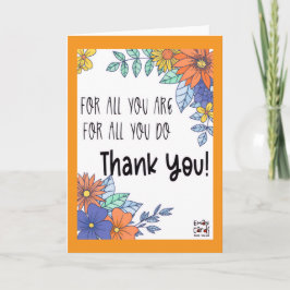 Danke - Floral Karte