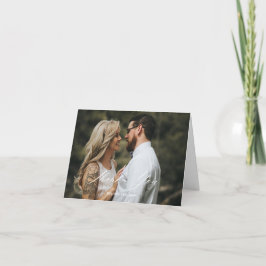 Danke Foto Wedding Card