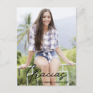 Danke   Fotografie Abschluss Danke Postkarte