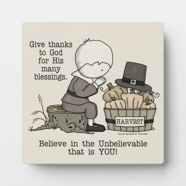 Danke Fotoplatte (Vorderseite)