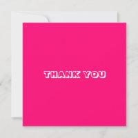 Danke, fuchsia pink weiß