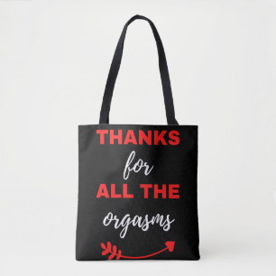 Danke für alle Orgasmen Tasche