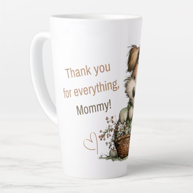 Danke für alles, Mama! Milchtasse (Linke Ecke)