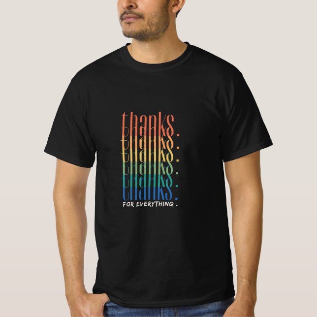 Danke für alles T-Shirt (Vorderseite)