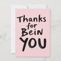 Danke für Bein’ You - Wertschätzung mit Attitude