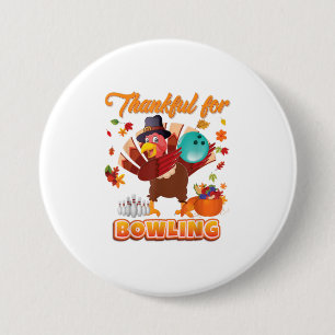 Danke für Bowling Erntedank Türkei Playin Button