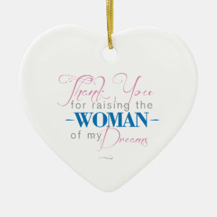 Danke für das Anheben der Frau meiner Träume Keramik Ornament