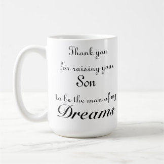 Danke für das Anheben Ihres Sohns, um der Mann von Kaffeetasse