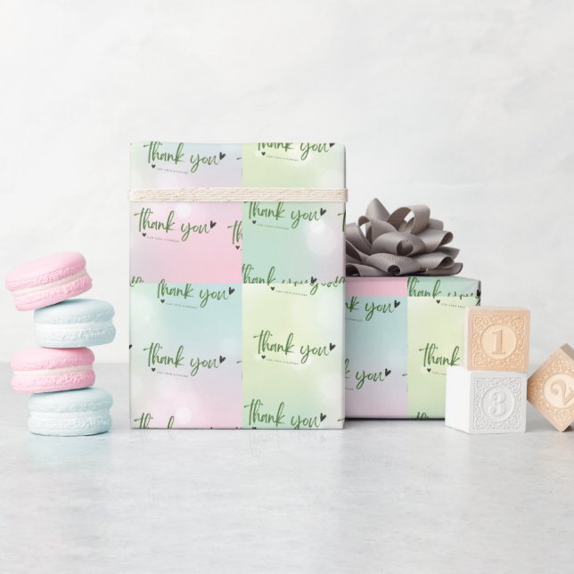Danke für das Geschenk Geschenkpapier (Babyparty)