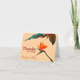 Danke für das Kommen und Ihren Namen