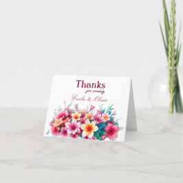 Danke für das Kommen und Ihren Namen