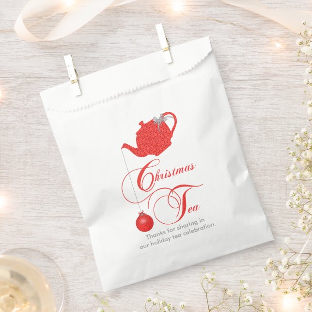 Danke für das Sharing In Christmas Tea Party Geschenktütchen (Ausgeschnitten)