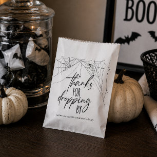 Danke für den Besuch bei Spiderweb Halloween Geschenktütchen