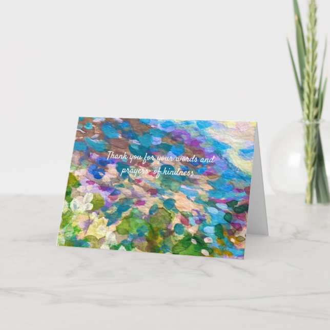 Danke für den Besuch der Beerdigung (Vorderseite)