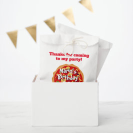Danke für den Besuch meiner Pizza Geburtstagsparty Geschenktütchen