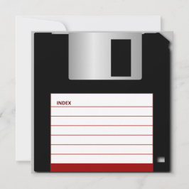 "Danke für den Gerettet" Diskette Danke Karte