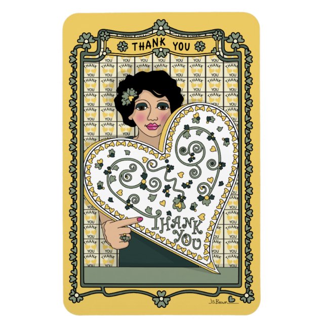 Danke für den Kühlschrank_C_4x6 Magnet (Vertikal)