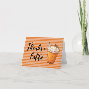 Danke für den Latte-Kaffee