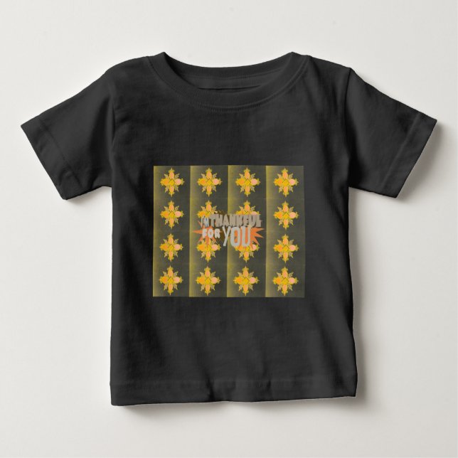 "Danke für dich" T - Shirt: Trage deine Dankbarkei Baby T-shirt (Vorderseite)