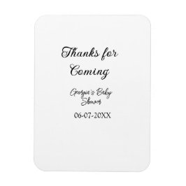 Danke für die Ankunft der Babydusche moderne einfa Magnet