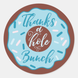 Danke für die Blue Donut Stickers