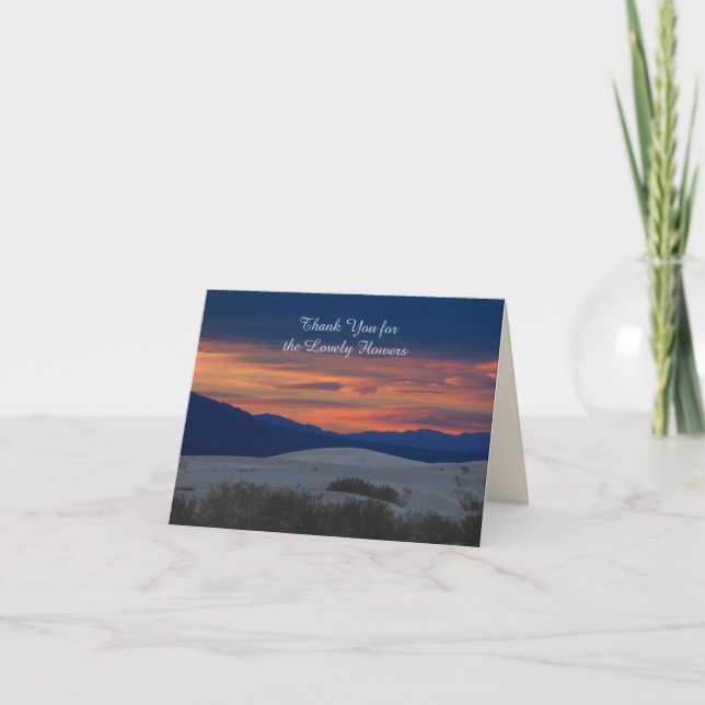 Danke für die Blume, Sonnenuntergang bei Dunes Not (Vorderseite)