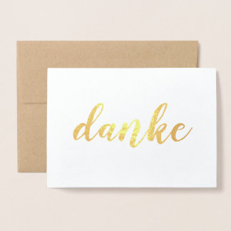 Danke für die deutsche Dankbarkeit von Danke Elega Folienkarte