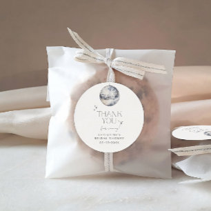 Danke für die Disco-Party  Runder Aufkleber