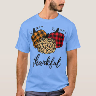 Danke für die Frauen Leopard Buffalo Kariert Thank T-Shirt