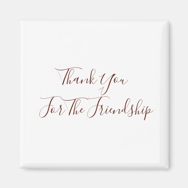 Danke für die Freundschaft Magnet (Vorne)