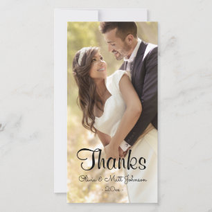 Danke für die Hochzeit - Volles Foto