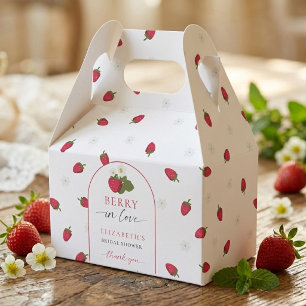 Danke für die Hochzeitsdusche Berry in Love Strawb Geschenkschachtel