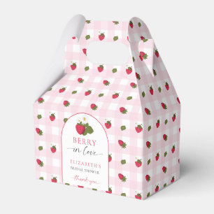 Danke für die Hochzeitsdusche Berry in Love Strawb Geschenkschachtel