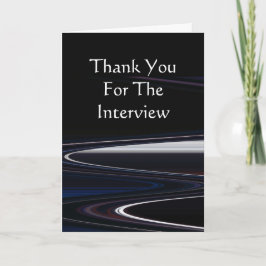 Danke für die Interview-Karte