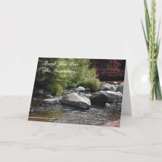 Danke für die Interview-Karte (Vorderseite)