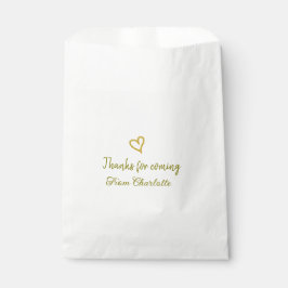 Danke für die kommende Hinzufügen Name Text-Nachri Geschenktütchen