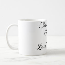 Danke für die kommende Nachricht mit Namen Kaffeetasse