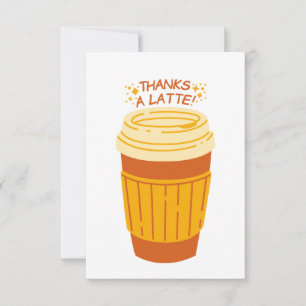 Danke für die Latte Coffee Card