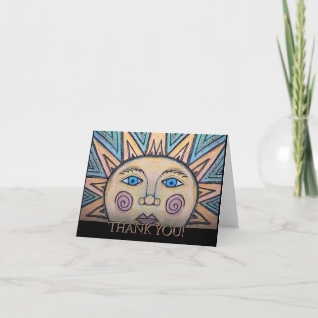 Danke für die Peace Sun Card Karte (Vorderseite)