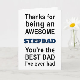 Danke für die Phantastische Stepdad Karte