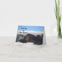 Danke für die Spende, Wolken Skyscape Note Card