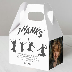 Danke für die Trampolin-Geburtstagsfeier Geschenkschachtel