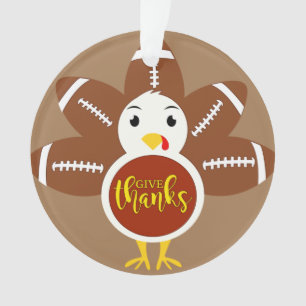 Danke für die Türkei und den Fußball Ornament