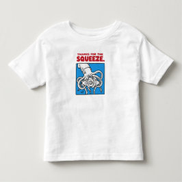 "Danke für die Umarmung Lustiger Tintenfisch Tiefs Kleinkind T-shirt