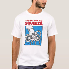 "Danke für die Umarmung Lustiger Tintenfisch Tiefs T-Shirt