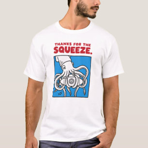 "Danke für die Umarmung Lustiger Tintenfisch Tiefs T-Shirt