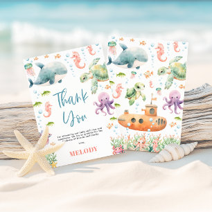 Danke für die Under the Sea-Ozean-Baby-Party