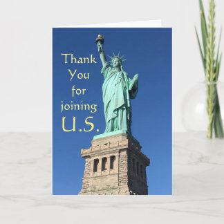 Danke für die Verbindung von US. Neue Bürger-Grüße